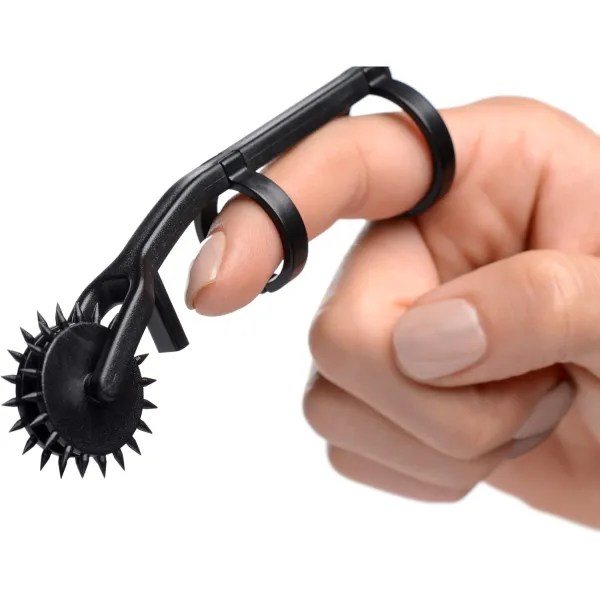 Rotella di Wartenberg doppia da dito nera