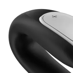 Vibratore di coppia Double Fun nero Vibratore di coppia Double Fun nero