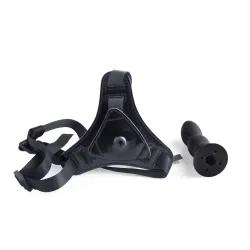 Cintura strapon e fallo Active nera 12 cm Cintura strapon e fallo Active nera 12 cm