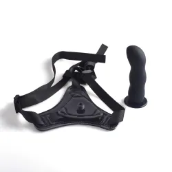 Cintura strapon e fallo Active nera 12 cm Cintura strapon e fallo Active nera 12 cm
