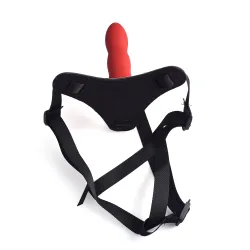 Cintura strapon e fallo Active rossa 12 cm Cintura strapon e fallo Active rossa 12 cm