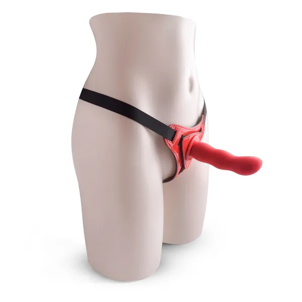 Cintura strapon e fallo Active rossa 12 cm