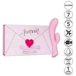 Vibratore rabbit Amour Silicone Dual G Vibratore rabbit Amour Silicone Dual G