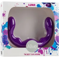 Dildo doppio anale Luna viola