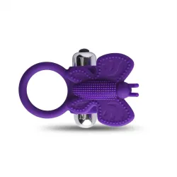 Anello pene stimola clito butterfly vibrante Anello pene stimola clito butterfly vibrante