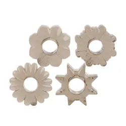 Anelli fallici stimolanti 4 pz fumè Anelli fallici stimolanti 4 pz fumè