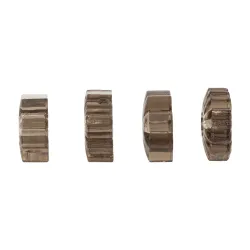 Anelli fallici stimolanti 4 pz fumè Anelli fallici stimolanti 4 pz fumè