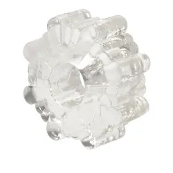 Anelli fallici stimolanti 4 pz trasparenti Anelli fallici stimolanti 4 pz trasparenti