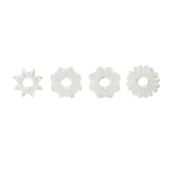 Anelli fallici stimolanti 4 pz trasparenti Anelli fallici stimolanti 4 pz trasparenti