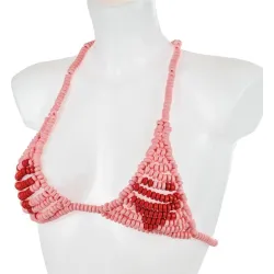 Reggiseno commestibile candy bra con cuore Reggiseno commestibile candy bra con cuore