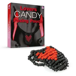 Slip commestibili uomo con cuore lovers candy Slip commestibili uomo con cuore lovers candy
