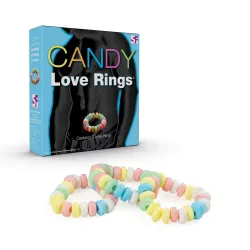 Set 3 Anelli pene commestibili caramelle Set 3 Anelli pene commestibili caramelle