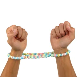 Manette elastiche di caramelle candy Manette elastiche di caramelle candy