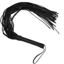 Frusta bondage Flogger Long Leather nera Frusta bondage Flogger Long Leather nera