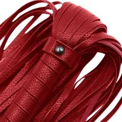 Frusta bondage Flogger Long Leather rossa Frusta bondage Flogger Long Leather rossa