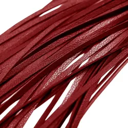 Frusta bondage Flogger Long Leather rossa Frusta bondage Flogger Long Leather rossa