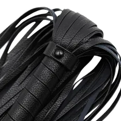 Frusta bondage Flogger Long Leather nera Frusta bondage Flogger Long Leather nera