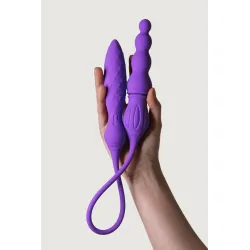 Plug doppio con vibrazione Plug doppio con vibrazione
