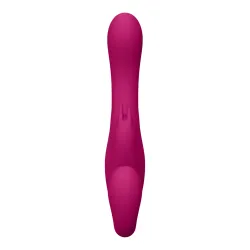 Vibratore rabbit strapon indossabile fucsia Vibratore rabbit strapon indossabile fucsia