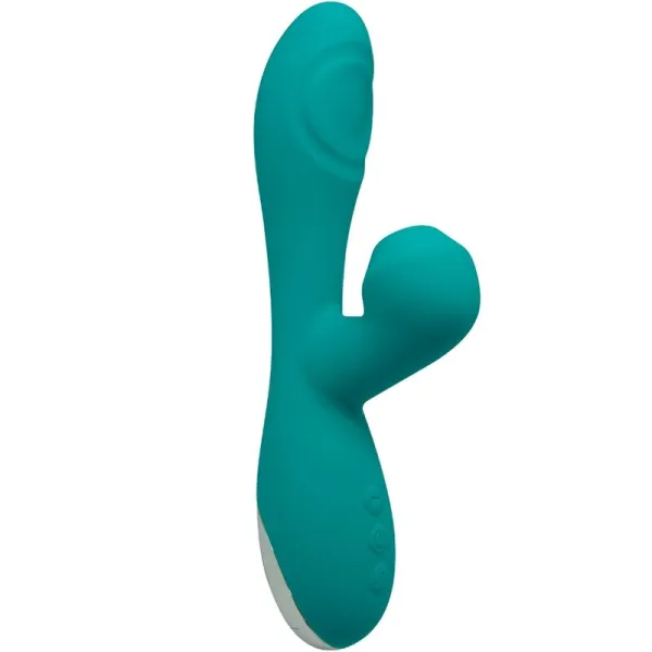 Vibratore rabbit e succhia clito turchese