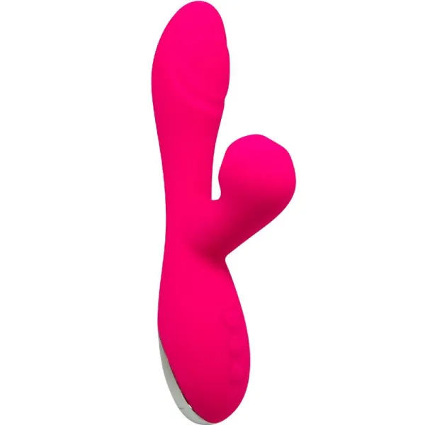 Vibratore rabbit e succhia clitoride fucsia