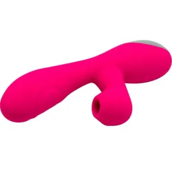 Vibratore rabbit e succhia clitoride fucsia Vibratore rabbit e succhia clitoride fucsia