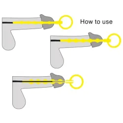 Set 3 Sonde dilatatori di Uretra nere Set 3 Sonde dilatatori di Uretra nere