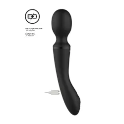 Vibratore Wand 22 cm Enora nero Vibratore Wand 22 cm Enora nero
