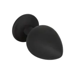 Kit 3 Plug Anali neri in silicone con pietra Kit 3 Plug Anali neri in silicone con pietra