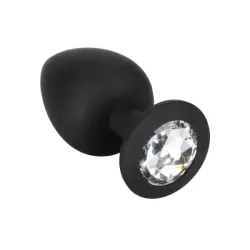 Kit 3 Plug Anali neri in silicone con pietra Kit 3 Plug Anali neri in silicone con pietra