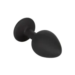 Kit 3 Plug Anali neri in silicone con pietra Kit 3 Plug Anali neri in silicone con pietra