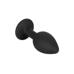 Kit 3 Plug Anali neri in silicone con pietra Kit 3 Plug Anali neri in silicone con pietra