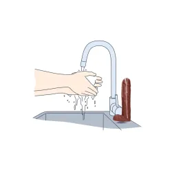 Sapone mani pene realistico Dicky Soap brown Sapone mani pene realistico Dicky Soap brown