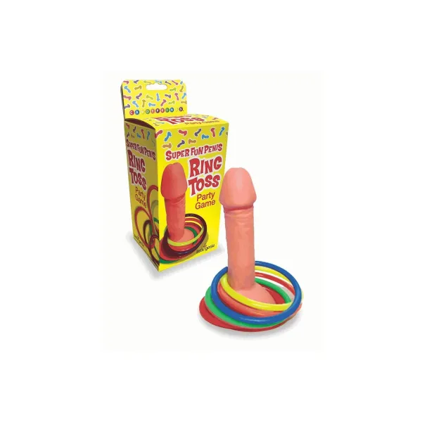 Gioco divertente ad anelli centra il pene