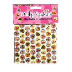 Tovaglioli con tette Dirty Boob Napkins Tovaglioli con tette Dirty Boob Napkins