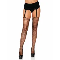 Calze a rete per reggicalze Hosiery nere
