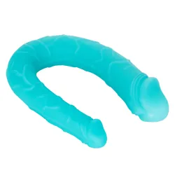 Doppio dildo in silicone azzurro 30,5 cm Doppio dildo in silicone azzurro 30,5 cm