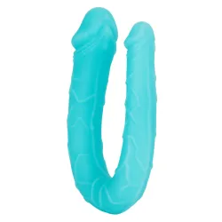 Doppio dildo in silicone azzurro 30,5 cm Doppio dildo in silicone azzurro 30,5 cm