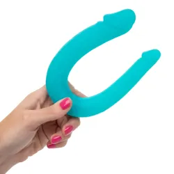 Doppio dildo in silicone azzurro 30,5 cm Doppio dildo in silicone azzurro 30,5 cm