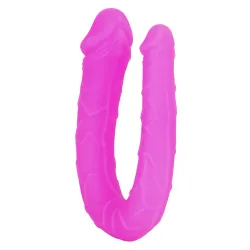 Doppio dildo in silicone fucsia 30,5 cm Doppio dildo in silicone fucsia 30,5 cm