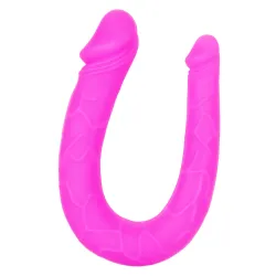 Doppio dildo in silicone fucsia 30,5 cm Doppio dildo in silicone fucsia 30,5 cm
