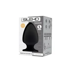 Plug Anale SILEXD taglia L nero 13 cm Plug Anale SILEXD taglia L nero 13 cm