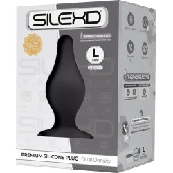 Plug anale SILEXD Large 10.2 cm nero Plug anale SILEXD Large 10.2 cm nero