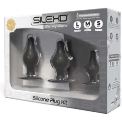 Kit 3 plug silexpan con ventosa taglie S M L Kit 3 plug silexpan con ventosa taglie S M L