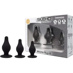 Kit 3 plug silexpan con ventosa taglie S M L Kit 3 plug silexpan con ventosa taglie S M L