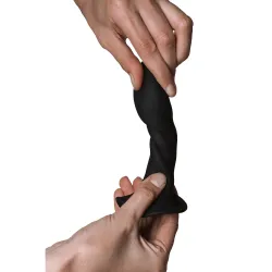 Dildo Anale con ventosa Hitsens 6 Nero Dildo Anale con ventosa Hitsens 6 Nero