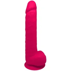 Fallo jumbo realistico ventosa 38 cm fucsia Fallo jumbo realistico ventosa 38 cm fucsia