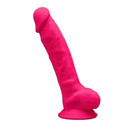 Dildo ultra realistico con testicoli Silexpan Dildo ultra realistico con testicoli Silexpan