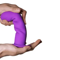 Dildo con ventosa Hitsens 3 viola Dildo con ventosa Hitsens 3 viola