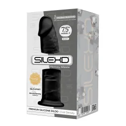 Dildo realistico ventosa SILEXD nero 19 cm Dildo realistico ventosa SILEXD nero 19 cm
